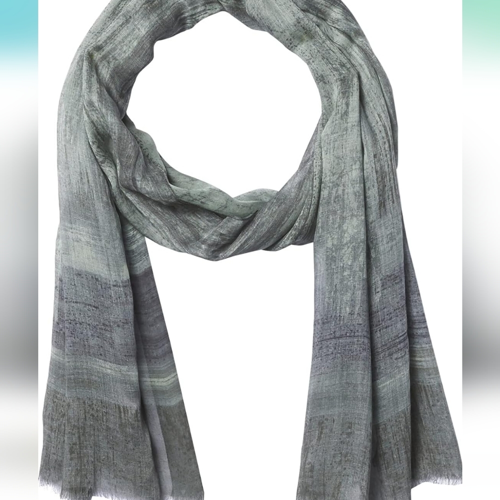 BNWT JOHN VARVATOS BONE WITH BLUE SCARF. RETAILS$168